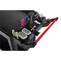 Heavy-Duty Adaptable Utility Cart, 2 Tiers, 17-3/4" x 36" x 46-1/5", 500 lbs. Capacity D. Morneault & Fils