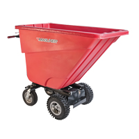 Motorized Tilt Truck, 13,5 pi³ Capacity, 45" H x 26-1/2" W x 68" D D. Morneault & Fils