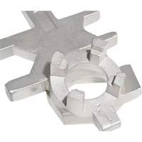 Drum Wrench, 3/4"/2" Opening, 9-1/2" Handle, Stainless Steel D. Morneault & Fils