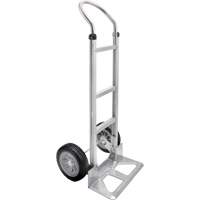 Knocked Down Hand Truck, Continuous Handle, Aluminum, 49-5/8" Height, 500 lbs. Capacity D. Morneault & Fils
