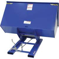 Conteneur autobasculeur, Acier, 3 vg³, Bleu D. Morneault & Fils