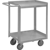 Industrial Grade Shelf Cart, 2 Tiers, 24-1/8" W x 35" H x 42" D, 1200 lbs. Capacity D. Morneault & Fils