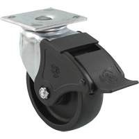 Emaxx RollX Wow Caster, Swivel with Brake, 4" (101.6 mm), Nylon, 1200 lbs. (544.3 kg.) D. Morneault & Fils