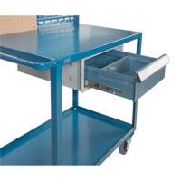 Mobile Service Cart, 2 Tiers, 24" W x 57" H x 40" D, 1200 lbs. Capacity D. Morneault & Fils