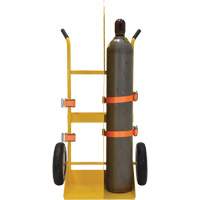 Welding Cylinder Torch Cart, Foam-Filled Wheels, 23-13/16" W x 22-13/16" L Base, 500 lbs. D. Morneault & Fils