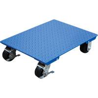 Steel Plate Dolly, 24" W x 30" D x 6" H, 1200 lbs. Capacity D. Morneault & Fils