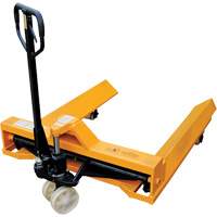 Transpalette pour mat&eacute;riaux en rouleaux, Acier, 48" lo x 7,5" la, Capacit&eacute; 4000 lb D. Morneault & Fils