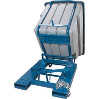 Conteneurs autobasculeurs, Poly&eacute;thyl&egrave;ne, 1-1/10 vg(3), Gris D. Morneault & Fils