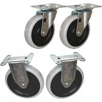 Flat Shelf Cart Caster Kit D. Morneault & Fils