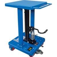 Hydraulic Work Table, 18" L x 18" W, Steel, 500 lbs. Capacity D. Morneault & Fils