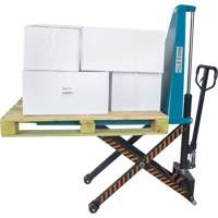 Manual Scissor Skid Lift, 45-1/4" L x 20-1/4" W, Steel, 3300 lbs. Capacity D. Morneault & Fils