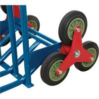Stair Climbing Hand Truck, Steel Frame, 23-3/4" W x 45-5/8" H, 300 lbs. Capacity D. Morneault & Fils