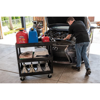 Tub Cart, 3 Tiers, 35-1/4" x 37-1/4" x 18", 375 lbs. Capacity D. Morneault & Fils