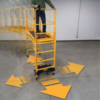 Syst&egrave;me de motorisation pour &eacute;chafaudage Climb-N-Go D. Morneault & Fils