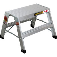 Portable Work-Stand Saw Horse, Aluminum Frame, 12-1/4" D x 24" H D. Morneault & Fils
