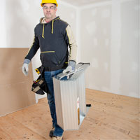 Portable Work-Stand Saw Horse, Aluminum Frame, 12-1/4" D x 24" H D. Morneault & Fils