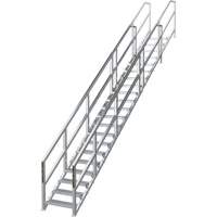 SmartStairs 17-21 Steps Modular Construction Stair System, 157-1/2" H D. Morneault & Fils