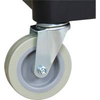 Utility Cart, 3 Tiers, 19-3/4" x 37-1/2" x 40-1/4", 250 lbs. Capacity D. Morneault & Fils