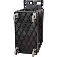Utility Cart, 2 Tiers, 17-1/8" x 33-1/2" x 37-5/8", 550 lbs. Capacity D. Morneault & Fils