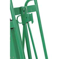 Diable pour baril motoris&eacute; avec roues pneumatiques D. Morneault & Fils