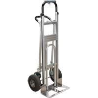 3-in-1 Convertible Hand Truck, Aluminum, 600 lbs. Capacity D. Morneault & Fils