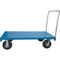 Heavy-Duty Platform Truck, 48" L x 24" W, 1200 lbs. Capacity, Flat Free Casters D. Morneault & Fils