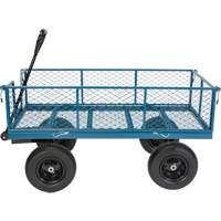 Wagon with Drop Sides, 24" W x 48" L, 800 lbs. Capacity D. Morneault & Fils