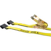 Tendeur d'arrimage pour treuil, Crochet plat, 30' , 2" , Charge d'utilisation max. 3335 lb (1512 kg) D. Morneault & Fils