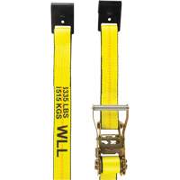 Tendeur d'arrimage pour treuil, Crochet plat, 30' , 2" , Charge d'utilisation max. 3335 lb (1512 kg) D. Morneault & Fils