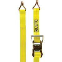 Winch Strap, J-Hook, 30' W x 2" L, 1670 lbs. (757 kg) Working Load Limit D. Morneault & Fils