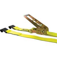 Winch Strap, Flat Hook, 30' W x 3" L, 5400 lbs. (2449 kg) Working Load Limit D. Morneault & Fils