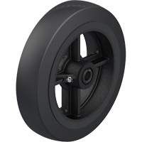 Black Rubber on Cast Iron Core Wheel D. Morneault & Fils