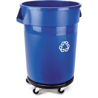 Contenant de collecte des d&eacute;chets recyclable Brute, Vrac, Plastique, 32 gal. US D. Morneault & Fils