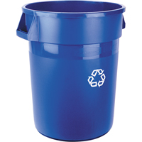 Contenant de collecte des d&eacute;chets recyclable Brute, Vrac, Plastique, 32 gal. US D. Morneault & Fils