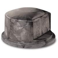 Round Brute&reg; Tops, Dome Lid, Plastic/Polyethylene, Fits Container Size: 22" Dia. D. Morneault & Fils
