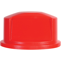 Round Brute&reg; Tops, Dome Lid, Plastic/Polyethylene, Fits Container Size: 22" Dia. D. Morneault & Fils