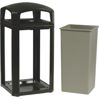 Cadre pour contenant Landmark Series Classique a/enveloppe rigide, Plastique, 50 gal. US D. Morneault & Fils