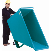 Chariot basculeur en acier, Acier, 1 vg³, Capacit&eacute; de charge de 2000 lb D. Morneault & Fils