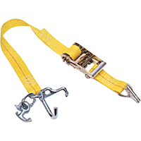 Tendeurs d'arrimage pour voitures avec verrou universel, Rochet, 2" la x 7' lo, Charge d'utilisation 1367 lb (620 kg) D. Morneault & Fils