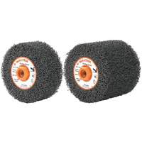 Tambours FX Flex, 4-1/4" dia. x 2" la, 5/8"-11 Arbre, Grain Flex, gros D. Morneault & Fils