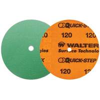 Quick-Step XX Sanding Disc, 6" Dia., 120 Grit, Ceramic D. Morneault & Fils