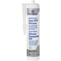 Scellant adh&eacute;sif RTV transparent, 300 ml, Cartouche, Transparent D. Morneault & Fils