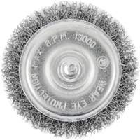 Brosse coupelle sertie sur tige D. Morneault & Fils