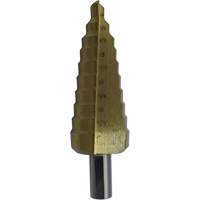JET-KUT&reg; Super Premium M35 Step Drill, 3/16" - 1/2" , 1/16" Increments, High Speed Steel D. Morneault & Fils