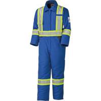 5522A High Visibility FR Rated & Arc Rated Safety Coveralls, Size 2X-Large, Royal Blue, 58 cal/cm² D. Morneault & Fils