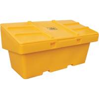 Salt Sand Container SOS, With Hasp, 72" x 36" x 36", 36 cu. Ft., Yellow D. Morneault & Fils