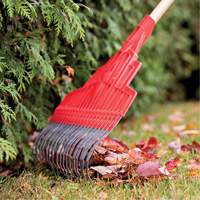 Multi-Purpose Lawn Rake, 20" Blade, 20 Tines, Hardwood Handle, Steel Blade D. Morneault & Fils