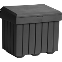 Conteneur d'entreposage &eacute;conomique pour sel/sable, 32" x 23" x 27-1/2", 10 pi³, Gris D. Morneault & Fils
