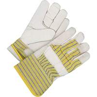 Classic Fitter Gloves, One Size, Grain Cowhide Palm, Cotton Fleece Inner Lining D. Morneault & Fils