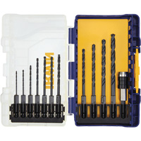 Jobber Length Drill Bit Set, 12 Pieces, High Speed Steel D. Morneault & Fils